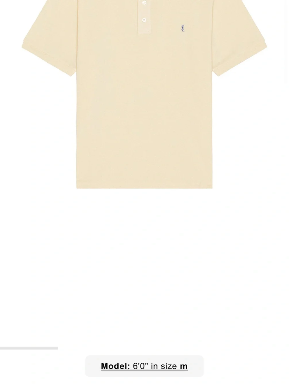 Ralph Lauren Cream Short-Sleeve Polo Shirt